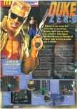 Scan of the review of Duke Nukem Zero Hour published in the magazine Le Magazine Officiel Nintendo 18, page 1
