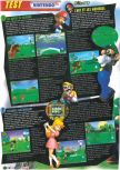 Scan du test de Mario Golf paru dans le magazine Le Magazine Officiel Nintendo 18, page 3