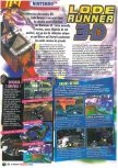 Scan du test de Lode Runner 3D paru dans le magazine Le Magazine Officiel Nintendo 18, page 1