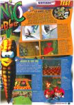Scan of the review of Tonic Trouble published in the magazine Le Magazine Officiel Nintendo 19, page 2