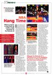Scan of the preview of NBA Hangtime published in the magazine Intelligent Gamer 8, page 1