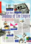 Scan of the preview of Star Wars: Shadows Of The Empire published in the magazine Man!ac 28, page 9