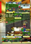 Scan de la preview de Mario Kart 64 paru dans le magazine Man!ac 28, page 1