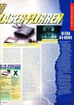 Scan of the article Magnetsturm contra Laser-Flirren published in the magazine Man!ac 29, page 2