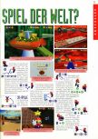Scan du test de Super Mario 64 paru dans le magazine Man!ac 34, page 2