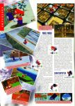 Scan du test de Super Mario 64 paru dans le magazine Man!ac 34, page 3