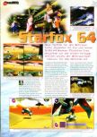Scan of the preview of Lylat Wars published in the magazine Man!ac 40, page 1