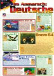 Scan of the preview of Mario Kart 64 published in the magazine Man!ac 42, page 1