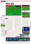 Scan of the review of FIFA 64 published in the magazine Man!ac 43, page 1
