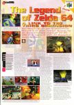 Scan de la preview de The Legend Of Zelda: Ocarina Of Time paru dans le magazine Man!ac 44, page 1