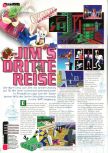 Scan de la preview de Earthworm Jim 3D paru dans le magazine Man!ac 46, page 2