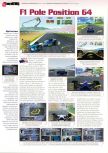 Scan du test de F1 Pole Position 64 paru dans le magazine Man!ac 48, page 1