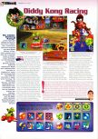 Scan of the review of Diddy Kong Racing published in the magazine Man!ac 50, page 1