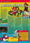 Scan of the review of Paper Mario published in the magazine Consoles + 105, page 1