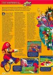 Scan du test de Mario Tennis paru dans le magazine Consoles + 105, page 1
