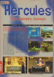 Scan of the review of Hercules: The Legendary Journeys published in the magazine Actu & Soluces 64 03, page 1
