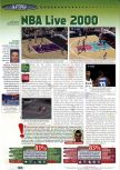 Scan of the review of NBA Live 2000 published in the magazine Man!ac 75, page 1