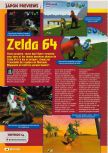Scan de la preview de The Legend Of Zelda: Ocarina Of Time paru dans le magazine Consoles + 069, page 1