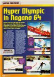 Scan of the preview of Nagano Winter Olympics 98 published in the magazine Consoles + 069, page 5