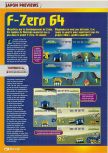 Scan of the preview of F-Zero X published in the magazine Consoles + 069, page 3