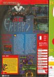 Scan of the review of Bio F.R.E.A.K.S. published in the magazine Consoles + 078, page 1