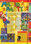 Scan of the review of Mario Party published in the magazine Consoles + 085, page 1