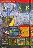 Scan du test de Quake II paru dans le magazine Consoles + 090, page 1