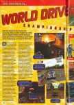 Scan of the review of World Driver Championship published in the magazine Consoles + 094, page 1