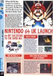 Scan de l'article Nintendo 64 UK Launch paru dans le magazine Computer and Video Games 184, page 1