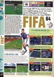Scan of the review of FIFA 64 published in the magazine Computer and Video Games 187, page 1
