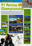 Scan of the preview of F1 Racing Championship published in the magazine Consoles + 098, page 1