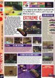 Scan of the preview of Extreme-G published in the magazine Computer and Video Games 192, page 1