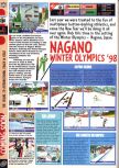 Scan of the preview of Nagano Winter Olympics 98 published in the magazine Computer and Video Games 193, page 1