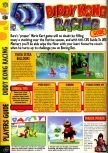 Scan of the walkthrough of Diddy Kong Racing published in the magazine Computer and Video Games 194, page 1
