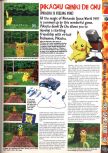 Scan of the preview of Hey You, Pikachu! published in the magazine Computer and Video Games 195, page 11