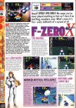 Scan of the preview of F-Zero X published in the magazine Computer and Video Games 195, page 1