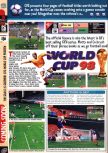 Scan of the preview of World Cup 98 published in the magazine Computer and Video Games 198, page 1