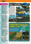 Scan of the preview of International Track & Field 2000 published in the magazine Consoles + 099, page 1