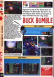 Scan of the preview of Buck Bumble published in the magazine Computer and Video Games 201, page 1