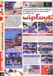 Scan of the preview of WipeOut 64 published in the magazine Computer and Video Games 202, page 1
