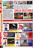 Scan of the preview of Super Smash Bros. published in the magazine Computer and Video Games 209, page 1