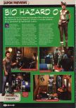 Scan of the preview of Resident Evil 0 published in the magazine Consoles + 100, page 1