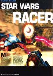 Scan of the review of Star Wars: Episode I: Racer published in the magazine Computer and Video Games 212, page 1