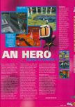 Scan of the review of Bomberman Hero published in the magazine X64 08, page 2