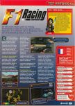 Scan du test de F1 Racing Championship paru dans le magazine Consoles + 102, page 1