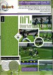 Scan of the review of NFL Quarterback Club '99 published in the magazine Joypad 082, page 1