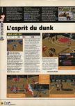 Scan of the preview of NBA Live 99 published in the magazine X64 09, page 1