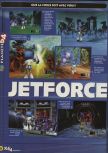 Scan of the preview of Jet Force Gemini published in the magazine X64 09, page 1