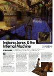 Scan of the review of Indiana Jones and the Infernal Machine published in the magazine Hyper 91, page 1