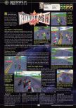 Scan of the review of Road Rash 64 published in the magazine GamePro 133, page 1
